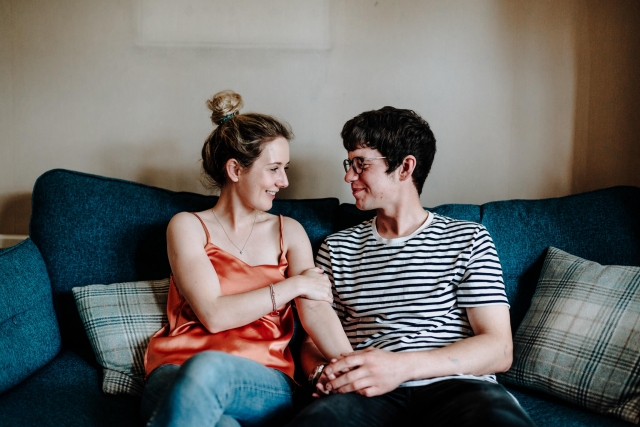 Emma and James at their Cheshire Lifestyle Engagement Session