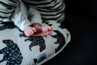 Newborn feet at a Lifestyle Family Photography Session