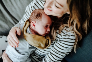 Newborn at a Lifestyle Family Photography Session