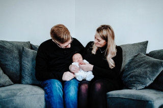 Newborn with Mum and Dad at a Cheshire Lifestyle Family Photography Session Newborn with Mum and Dad at a Cheshire Lifestyle Family Photography Session