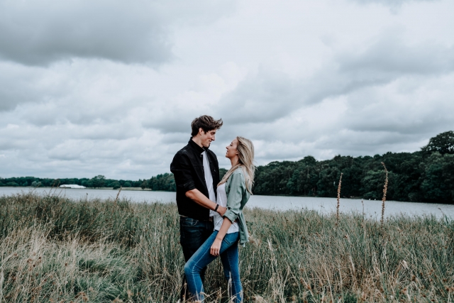 Lauren and Christopher at their Cheshire Engagement Session