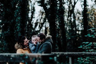 Smiling family at a Cheshire Photography Session